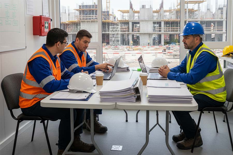 Occupational Safety Internal Auditors performing health and safety internal audit