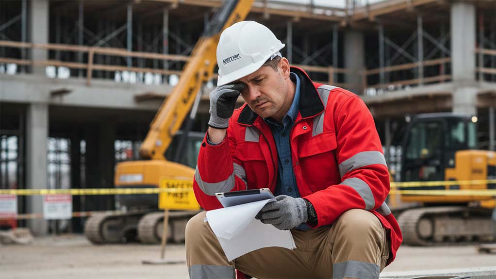 Construction safety professional experiencing mental health issues in the workplace